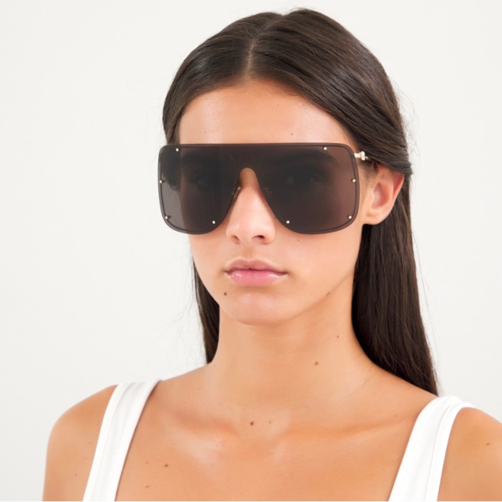 Alexander McQueen shield sunglasses